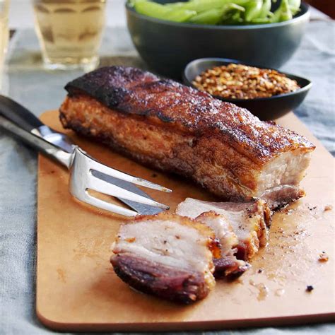 How To Cook Oven Roasted Crispy Pork Belly Pinch And Swirl