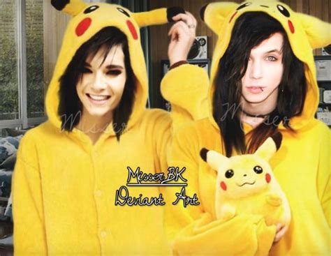 Andy Beirsack And Bill Kaulitz In Pikachu Costumes I Fangirled So Hard For Like 20 Minutes