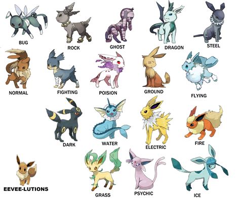 For All The Pokemon Fans Out There This Is All Of The Current Eevee