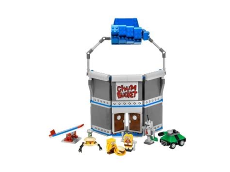 A chumburger is a type of burger served at the chum bucket that appears in the episode friend or foe and the app game spongebob moves in! LEGO® SpongeBob SquarePants Chum Bucket 4981