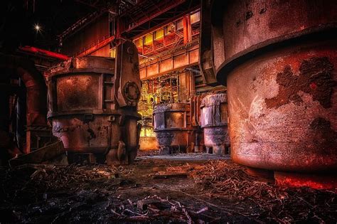 Ironworks Blast Furnaces Steel Steel Mill Heavy Industry