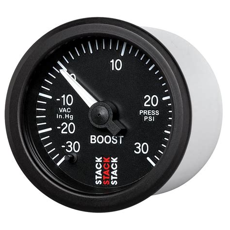 Stack Professional Boost Pressure Gauge 30 To 30 Psi