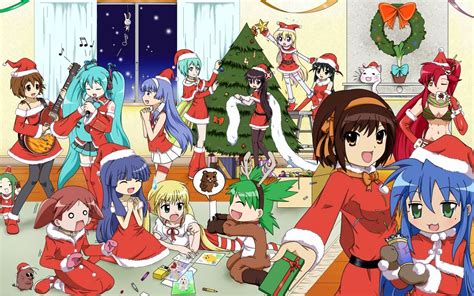Download Party Oreimo Vocaloid Lucky Star Melancholy Of Haruhi Suzumiya Anime Christmas Anime