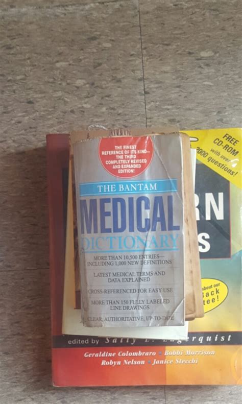 Bantam Medical Dictionary Hobbies And Toys Books And Magazines Textbooks