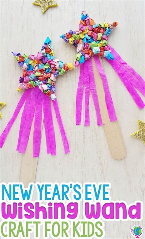 New Years Craft For Kids Wishing Wand Life Over Cs New Years Eve