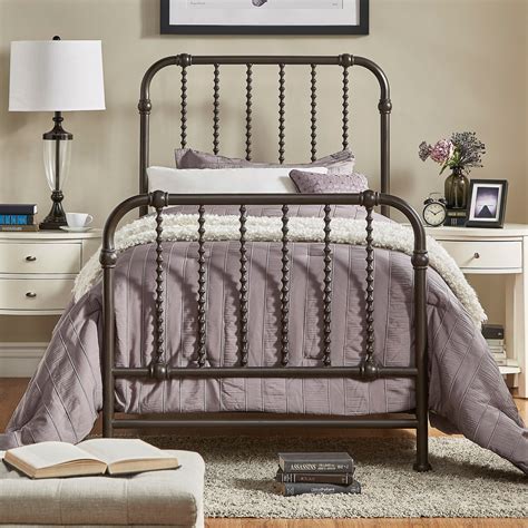 Gulliver Vintage Antique Spiral Twin Iron Metal Bed By Inspire Q Bold