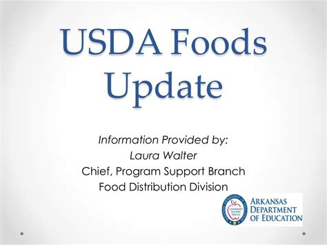 Ppt Usda Foods Update Powerpoint Presentation Free Download Id6778347