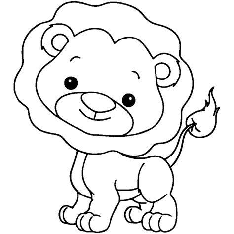 Mewarnai Gambar Hewan Anak Singa Desenhos Para Colorir Adultos