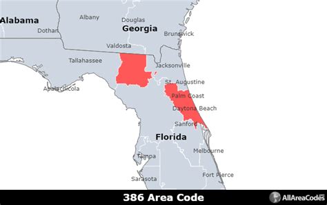 386 Area Code Map Where Is 386 Area Code In Florida Images And Photos