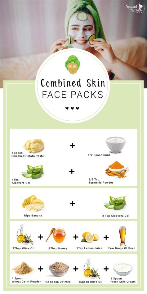 Amazingly Easy Homemade Face Packs For All Skin Types Glowing Skin Diy