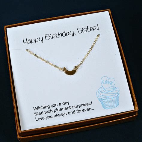 Good birthday gifts for your sister. Sister Birthday Gift Sister Necklace Sister Gift Ideas