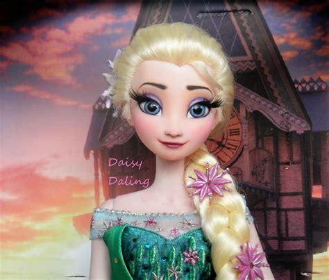Disneys Frozen Fever Queen Elsa Ooak Doll Repaint By Daisydaling On
