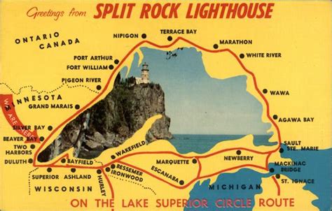 Split Rock Lighthouse Duluth Mn Maps