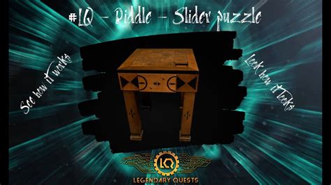 LQ Riddle Slider Puzzle For Escape Room See How It Works