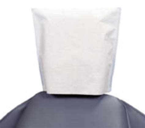 Headrest Cover Paperpoly 13x13 White 500cs Dc Dental
