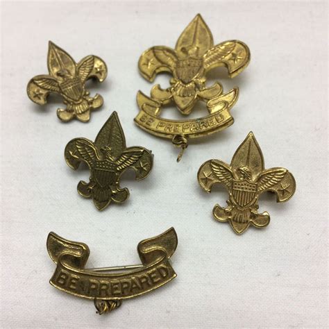 5 Vintage Boy Scout Pins Vintage Boy Scouts Vintage Boys Boy Scouts
