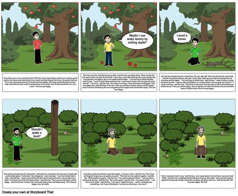 The Giving Tree Storyboard By 66a6e222