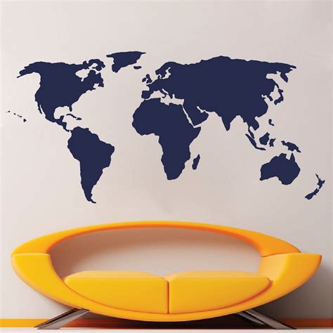 World Wall Decal And Modern Wall Decals From Trendy Wall Designs