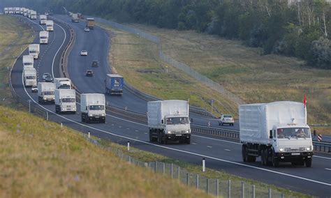 Ukraine Dubs Russias Alleged Aid Convoy An Attempted Direct Invasion
