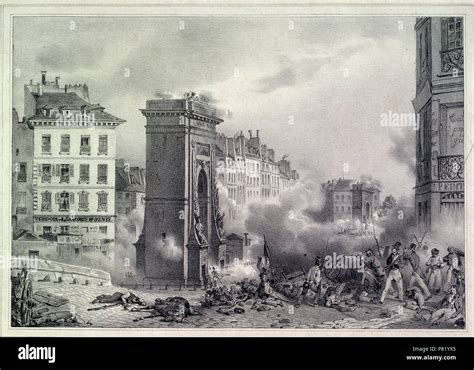 Paris La Révolution De Juillet De 1830 Musée A Pouchkine Memorial