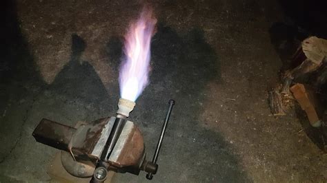 Forge Burner With More Venturi Test 1 Youtube