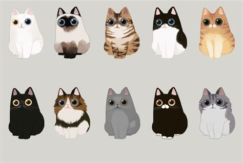 고양이 캐릭터 보들캣 Gatos Bonitos Gatos Kawaii Ilustraciones De Gato