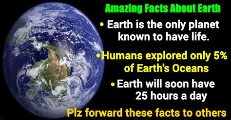 Fifty Amazing Facts About Earth Infographic Huffpost