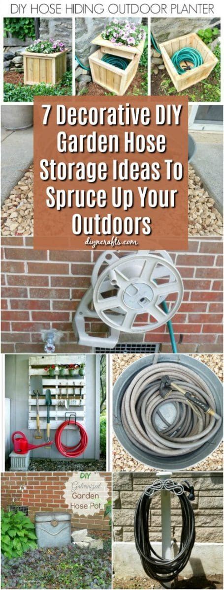 7 Decorative Diy Garden Hose Storage Ideas To Spruce Up Your Outdoors