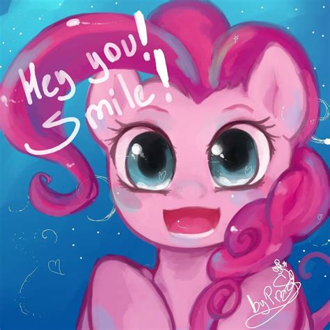 Artist Prodigymysoul Pinkie Pie Safe Smiling Solo Derpibooru Pinkie Pie Mlp