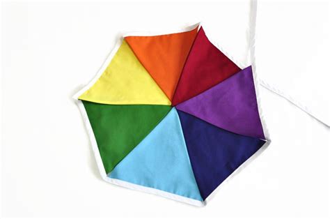 Large Rainbow Bunting Multicoloured Party Bunting Bright Etsy