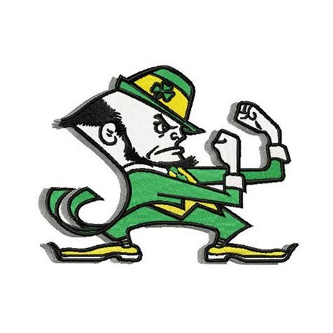 Notre Dame Fighting Irish Embroidery Design Instant Download