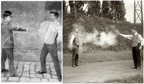 To Test The First Bulletproof Vests There Were Men Who Took Turns