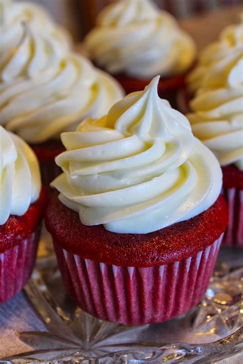 Blog As You Bake Cheesecake Filled Red Velvet Cupcakes With Cream