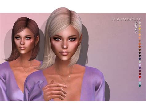 Pin By The Sims Book On Sims 4 Alpha Hairstyle Sims Hair Hairstyle