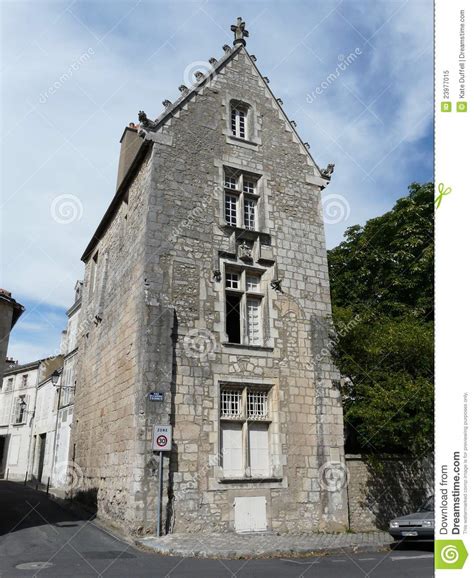 Medieval Stone House In France Royalty Free Stock Photo