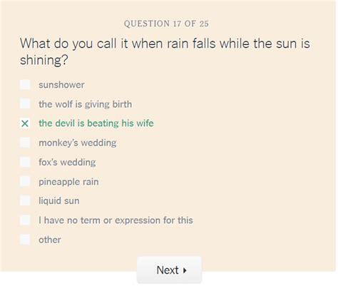 Answering The New York Times Dialect Quiz With The Most Insane