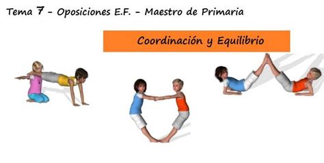 Tema 7 Coordinación Y Equilibrio Concepto Y Actividades Para Su