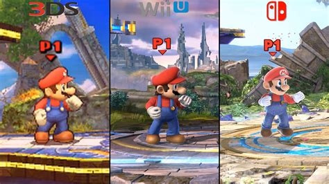 Super Smash Bros Ultimate Switch Vs Wii U 3ds Graphics Comparison