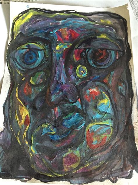 Ugly Face Deansart Paintings And Prints Abstract Color Artpal