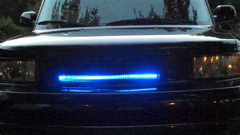 Knight Rider Led Scanner Grill Light Demo Youtube