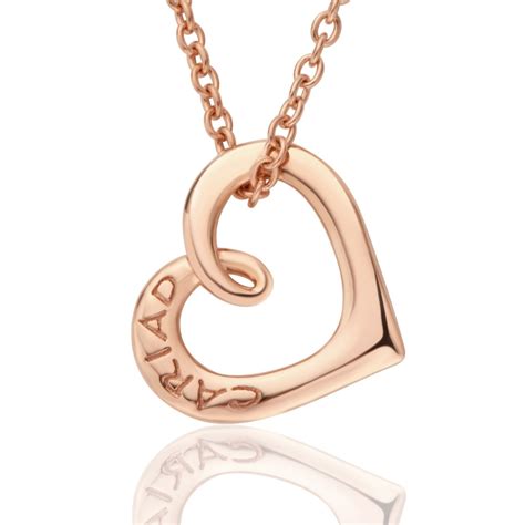 Clogau Cariad Heart Pendant 45cm Necklace 9ct Gold Qvc Uk