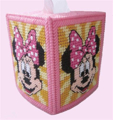 Minnie Mouse Boutique Size Tissue Box Cover 3 Color Choices Etsy