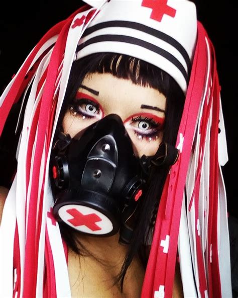 Cybergoth Cyber Goth Fotografía Gótica Máscaras De Gas Goticas