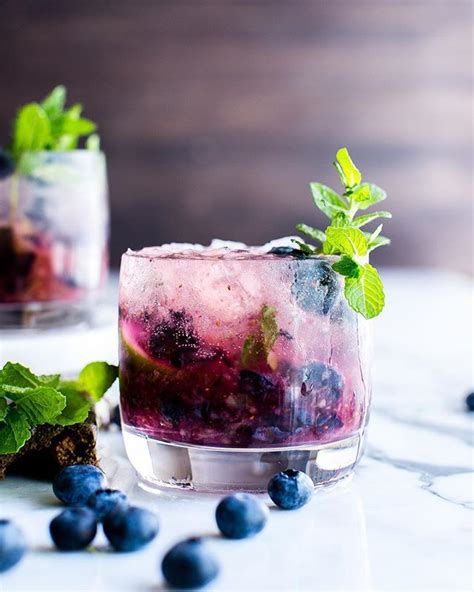 Blueberry Mint Mojitos By Vanillaandbean Quick And Easy Recipe The