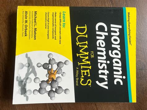 Inorganic Chemistry For Dummies Hobbies And Toys Books And Magazines