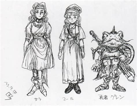 Check Out These Rare Chrono Trigger Concept Arts From 1993 Before Akira Toriyama Square Enix