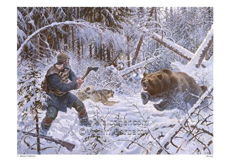 Vadim Gorbatov Painting Of A Russian Bear