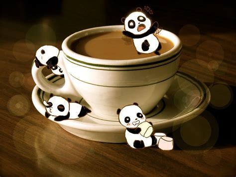 Cup Of Panda By ~inoobmaster Panda Love Cute Panda Panda