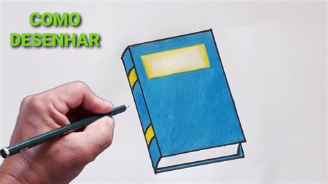 Como Desenhar Um Livro E Pintar Passo A Passo Youtube