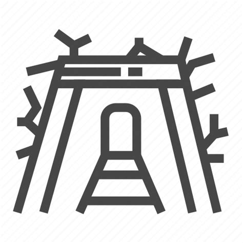 Mine Mining Tunnel Underground Icon Download On Iconfinder